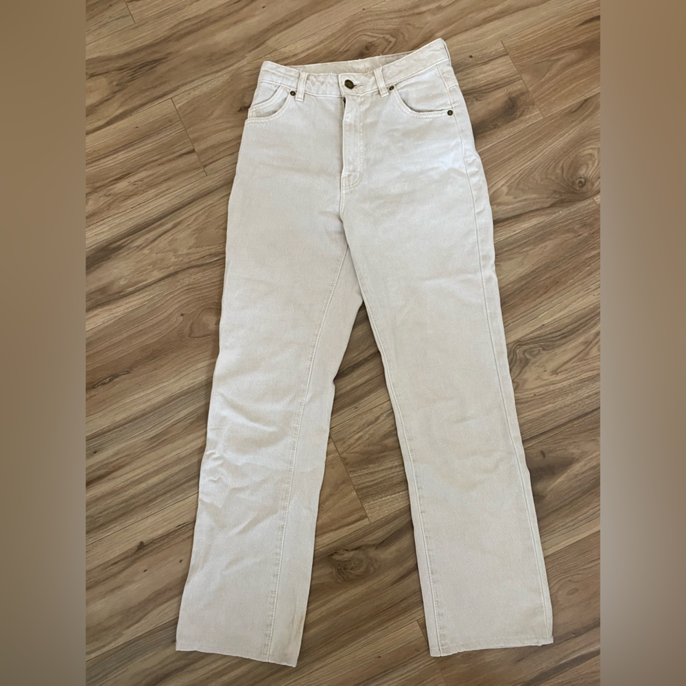 Rollas Original Straight Jeans- Salt Color